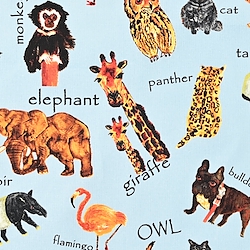 Bokutotsu Animal Pattern - Canvas